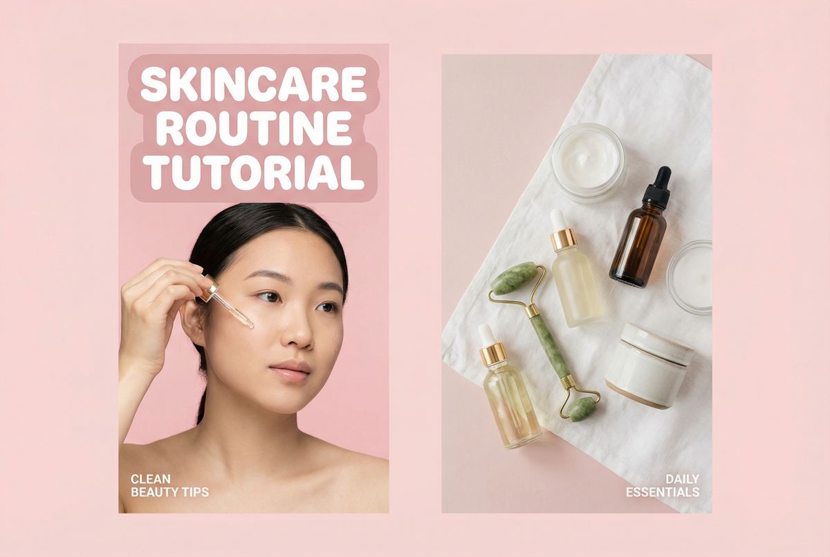 蘑菇视频美妆护肤视频教程 - 日常护肤步骤视频演示